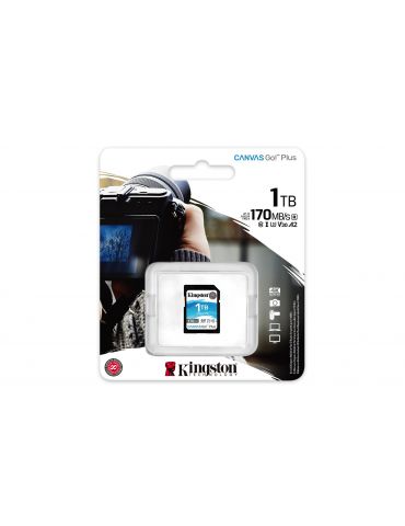 Kingston Technology Canvas Go! Plus 1 TB SD UHS-I Clasa 10