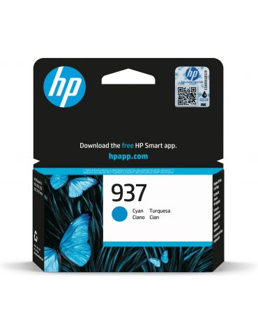 HP Cartuș de cerneală original 937 Cyan - Tik.ro