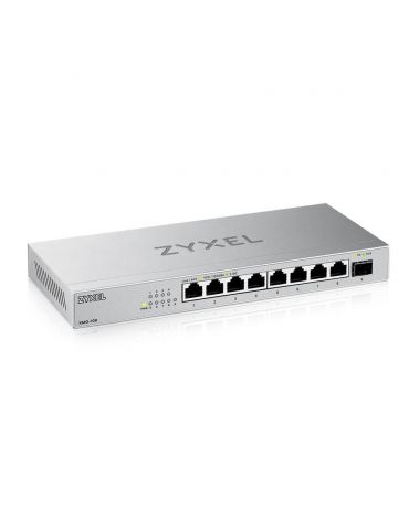 Zyxel XMG-108 Fara management 2.5G Ethernet (100 1000 2500) Argint - Tik.ro