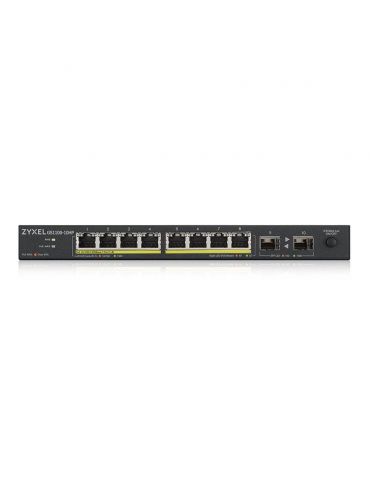 Zyxel GS1100-10HP v2 Fara management Gigabit Ethernet (10 100 1000) Power over Ethernet (PoE) Suport Negru