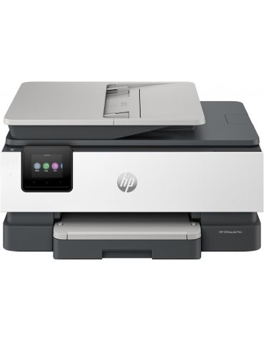HP OfficeJet Pro Imprimantă HP 8122e All-in-One, Color, Imprimanta pentru Acasă, Imprimare, copiere, scanare, Alimentator