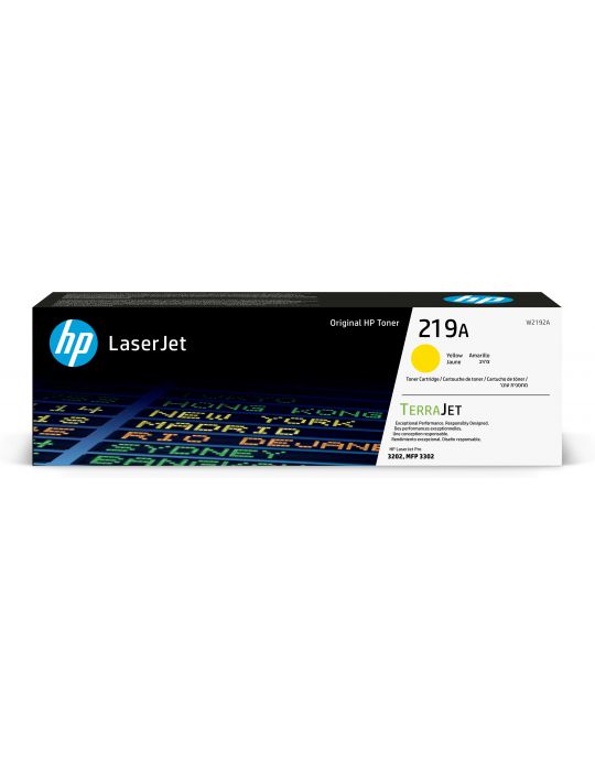 HP 219A Yellow Original LaserJet Toner Cartridge cartuș toner 1 buc. Galben