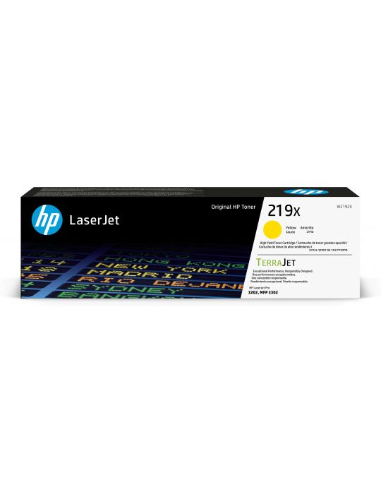HP 219X High Yield Yellow Original LaserJet Toner Cartridge cartuș toner 1 buc. Galben