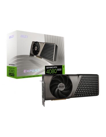 MSI GEFORCE RTX 4080 SUPER 16G EXPERT plăci video NVIDIA 16 Giga Bites GDDR6X - Tik.ro
