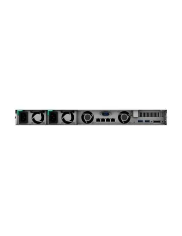 Nas synology rack hdd x 4 capacitate maxima 64 tb memorie ram 2 gb rj-45 (gigabit) x 4 porturi pci-e3.0x8 | usb 3.0 x 2 | esata 