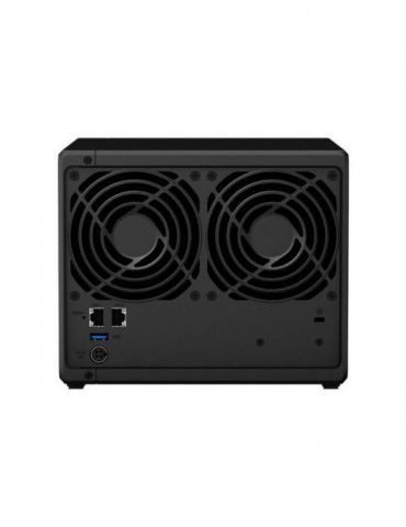 Nas synology desktop hdd x 4 capacitate maxima 108 tb memorie ram 2 gb rj-45 (gigabit) x 2 porturi usb 3.0 x 2 ds420+ (include t