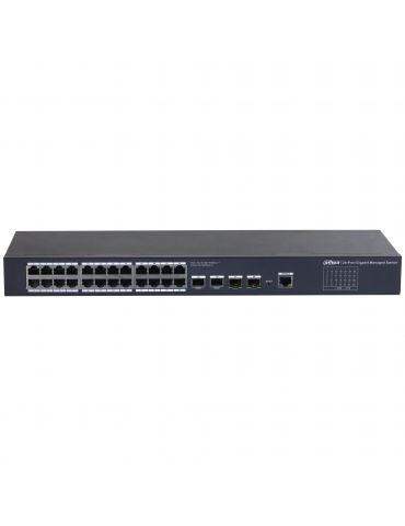 Dahua Technology SG4028 Gestionate L2 Gigabit Ethernet (10 100 1000) Negru