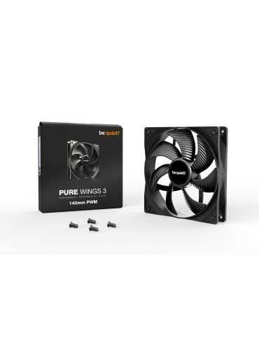 be quiet! Pure Wings 3 140mm PWM Carcasă calculator Distracţie 14 cm Negru 1 buc.