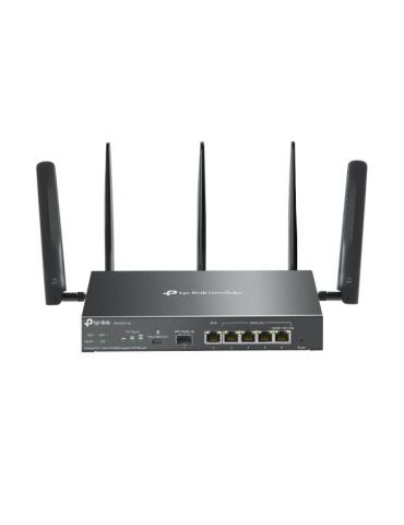 TP-Link Omada ER706W-4G router wireless Gigabit Ethernet Bandă dublă (2.4 GHz  5 GHz) Negru - Tik.ro