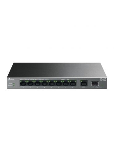 TP-Link LiteWave LS1210GP switch-uri Fara management Gigabit Ethernet (10 100 1000) Power over Ethernet (PoE) Suport Negru - Tik.ro