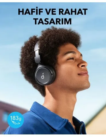 Anker H30I Căști Fără fir Bandă de fixare pe cap Apeluri Muzică USB tip-C Bluetooth Negru