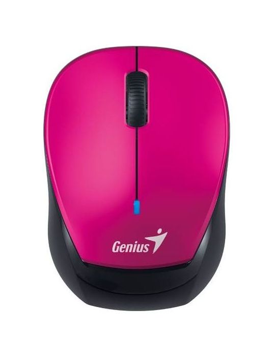 Mouse genius micro traveler 9000r pc sau nb wireless 2.4ghz infrarosu 1200 dpi butoane/scroll 3/1  roz 31030132100 (include tv 0
