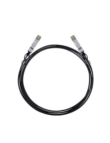 TP-Link Omada SM5220-3M cablu InfiniBand fibră optică SFP+ DAC Negru - Tik.ro