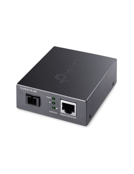 TP-Link TL-FC311A-20 convertoare media pentru rețea 1000 Mbit s Monomodală Negru