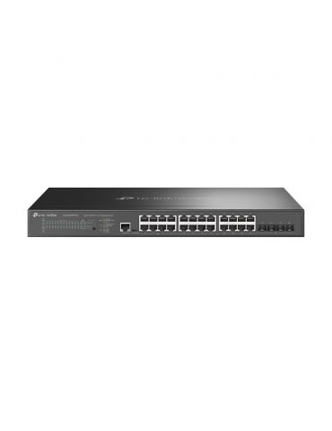 TP-Link Omada SG3428XPP-M2 switch-uri Gestionate L2+ 2.5G Ethernet (100 1000 2500) Power over Ethernet (PoE) Suport 1U Negru - Tik.ro