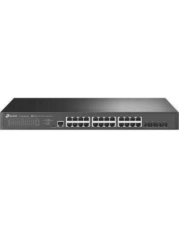 TP-Link JetStream TL-SG3428X-M2 switch-uri Gestionate L2+ 2.5G Ethernet (100 1000 2500) 1U Negru - Tik.ro