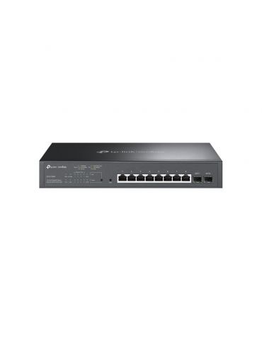 TP-Link Omada TL-SG2210MP Gestionate L2 L2+ Gigabit Ethernet (10 100 1000) Power over Ethernet (PoE) Suport 1U Negru - Tik.ro