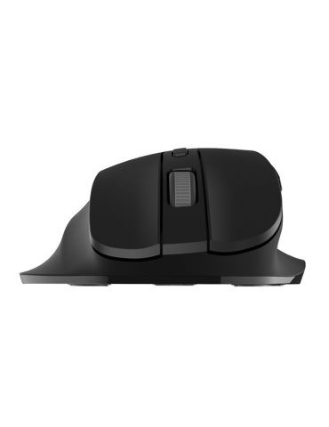 Mouse delux pc sau nb wireless 2.4ghz optic 1600 dpi butoane/scroll 6/1  negru m517gx (include tv 0.18lei) Delux - 1