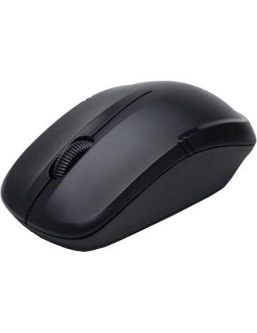 Mouse delux pc sau nb wireless 2.4ghz optic 1000 dpi butoane/scroll 3/1  negru m136gx (include tv 0.18lei) Delux - 1 - Tik.ro