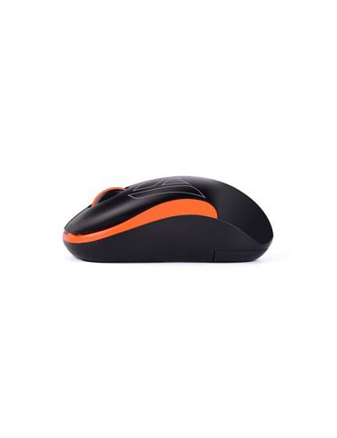 Mouse a4tech pc sau nb wireless 2.4ghz optic 1000 dpi butoane/scroll 3/1  negru / portocaliu g3-300n-bo (include tv 0.18lei) A4t