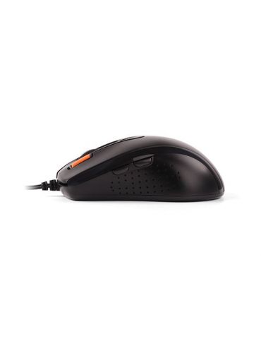 Mouse a4tech pc sau nb cu fir usb optic 1600 dpi butoane/scroll 7/1 buton selectare viteza negru n-70fx-bk (include tv 0.18lei) 