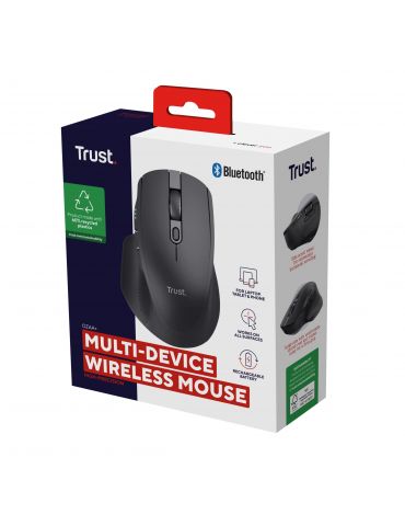 Trust Ozaa+ mouse-uri Mâna dreaptă RF Wireless + Bluetooth Optice 3200 DPI
