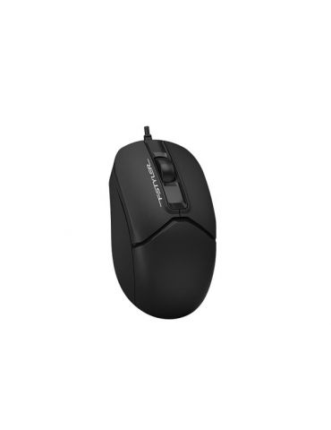 Mouse a4tech pc sau nb cu fir usb optic 1600 dpi butoane/scroll 3/1  alb fm12 black (include tv 0.18lei) A4tech - 1