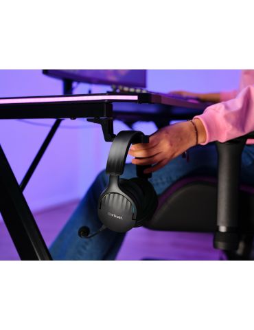 Trust GXT 491 Fayzo Căști Prin cablu & Wireless Bandă de fixare pe cap Gaming USB tip-C Bluetooth Negru