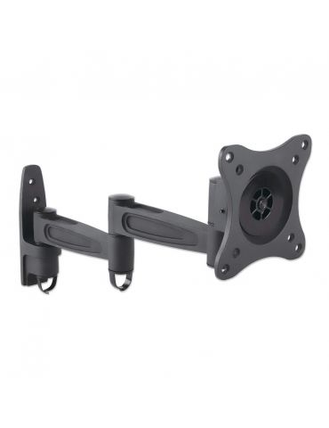 Manhattan 423670 sistem montare monitor stand 68,6 cm (27") Negru De perete