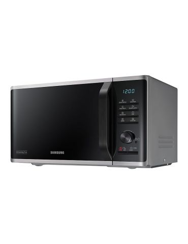 Samsung MG23K3515AS Pe blat Cuptor microunde grill 23 L 800 W Negru, Argint