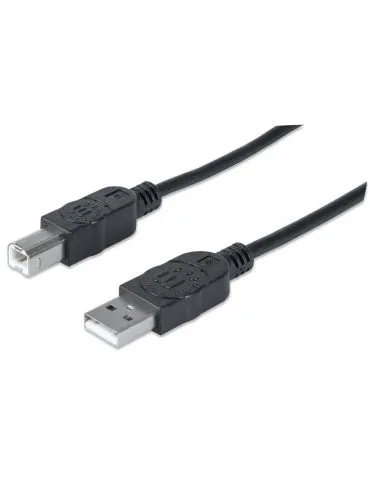 Manhattan 333382 cabluri USB 3 m USB 2.0 USB A USB B Negru - Tik.ro