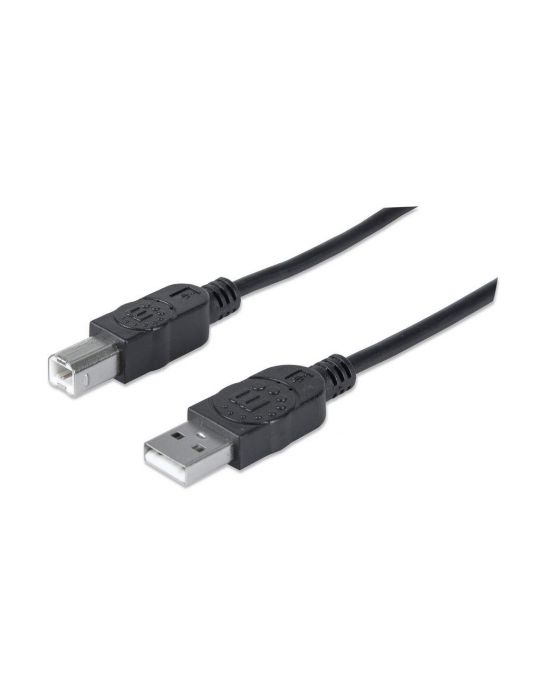 Manhattan 333368 cabluri USB 1,8 m USB 2.0 USB A USB B Negru