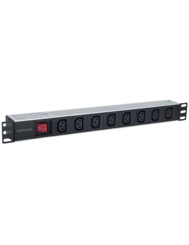 Intellinet 163620 unități de distribuție a energiei electrice (PDU) 8 ieșire(i) AC 1U Negru, Argint