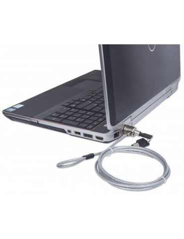 Manhattan 440271 cabluri cu sistem de blocare Argint 1,4 m