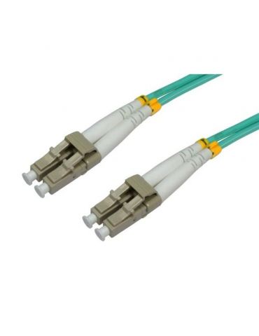 Techly 3m LC LC 50 125 cablu InfiniBand fibră optică Vernil - Tik.ro