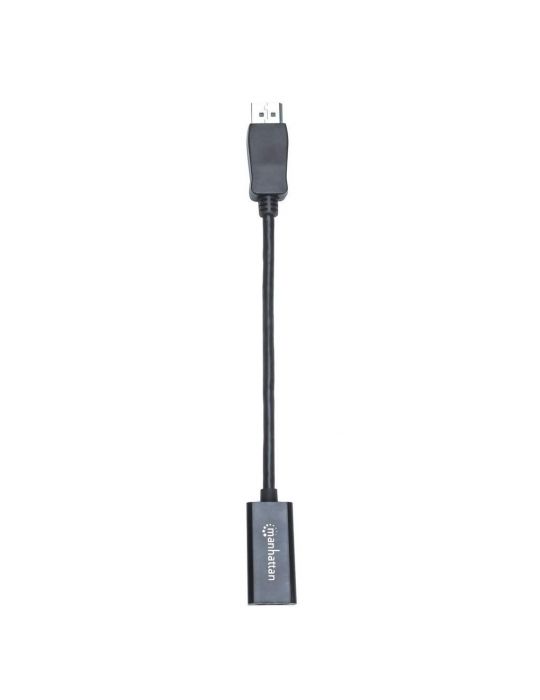 Manhattan 151634 adaptor pentru cabluri video 0,15 m HDMI Tip A (Standard) DisplayPort Negru