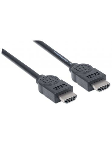 Manhattan 306119 cablu HDMI 1,8 m HDMI Tip A (Standard) Negru