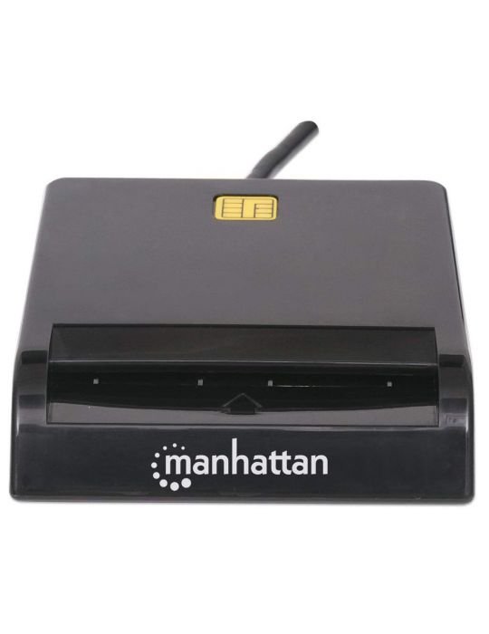 Manhattan 102049 cititoare pentru smart card-uri De interior USB USB 2.0 Negru