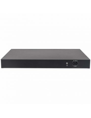Intellinet 560559 switch-uri Gestionate Gigabit Ethernet (10 100 1000) Power over Ethernet (PoE) Suport Negru