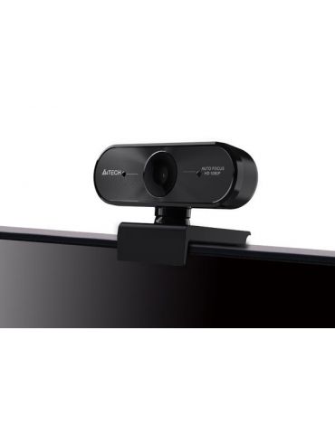 Camera  web a4tech full hd rez 1920 x 1080 usb 2.0 microfon autofocus 75grade vizibilitate negru pk-940ha (include tv 0.18lei) A