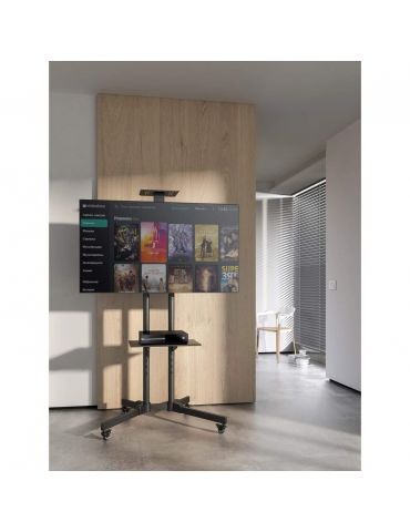 Manhattan 461238 sistem montare monitor stand 177,8 cm (70") Negru Podea