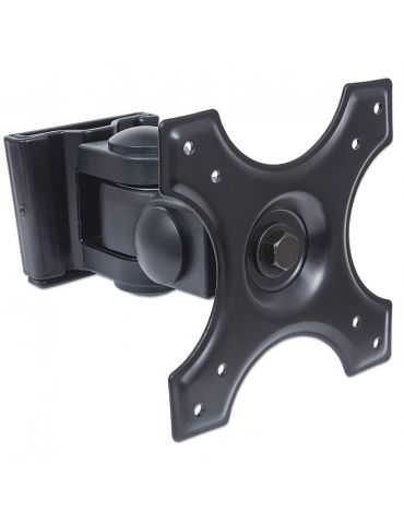 Manhattan 432351 sistem montare monitor stand 55,9 cm (22") Negru De perete