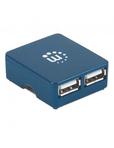 Manhattan 160605 hub-uri de interfață USB 3.2 Gen 1 (3.1 Gen 1) Type-A 480 Mbit s Negru