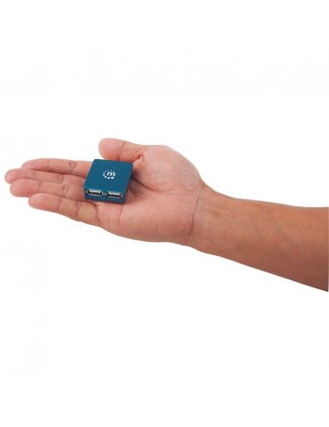 Manhattan 160605 hub-uri de interfață USB 3.2 Gen 1 (3.1 Gen 1) Type-A 480 Mbit s Negru