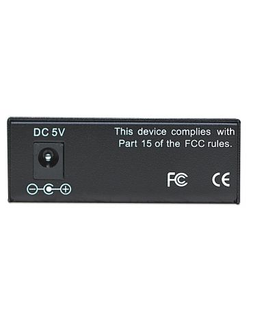 Intellinet 506519 convertoare media pentru rețea 100 Mbit s 1310 nm Multimodală Negru