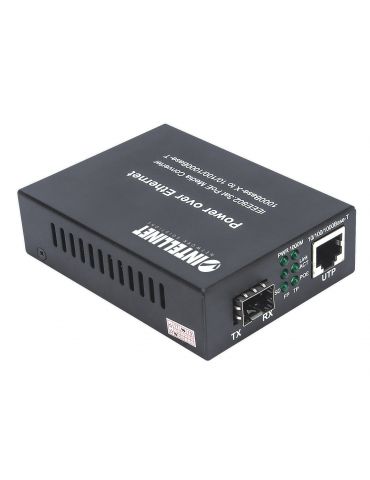 Intellinet 508216 convertoare media pentru rețea 1000 Mbit s Negru