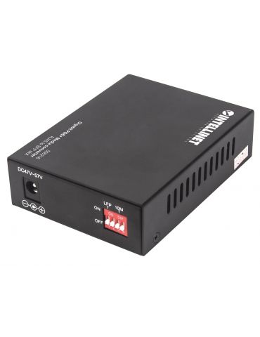 Intellinet 508216 convertoare media pentru rețea 1000 Mbit s Negru