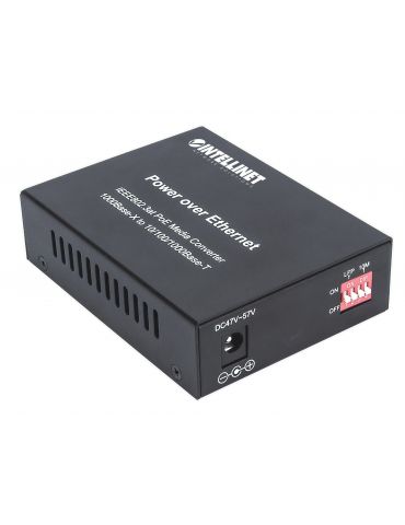 Intellinet 508216 convertoare media pentru rețea 1000 Mbit s Negru
