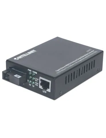 Intellinet 545075 convertoare media pentru rețea 1000 Mbit s 1550 nm Monomodală Negru - Tik.ro