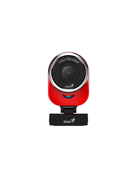 Camera web genius  senzor 1080p full-hd cu rezolutie video 1920x1080 qcam 6000 microfon red 32200002408  (include tv 0.18lei) Ge